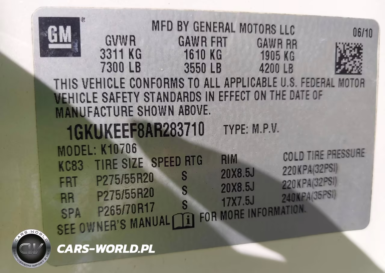 2010 GMC Yukon Denali VIN:1GKUKEEF8AR283710 - 9