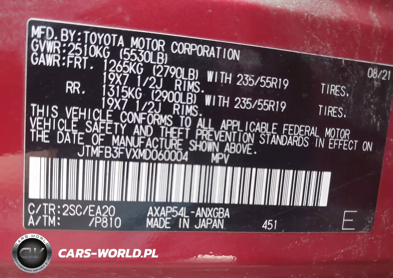 2021 Toyota Rav4 Prime Xse VIN:JTMFB3FVXMD060004 - 9