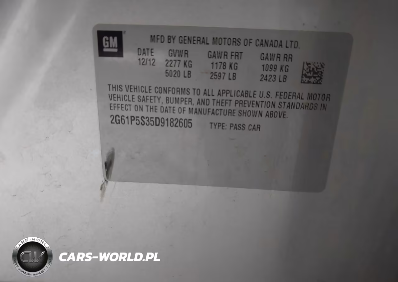 2013 Cadillac Xts Luxury VIN:2G61P5S35D9182605 - 9