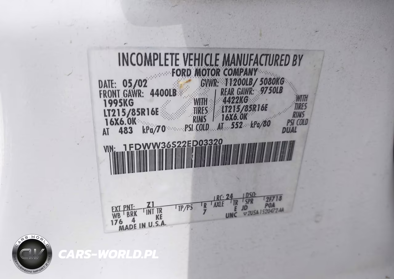 2002 Ford F-350 Lariat-Xl-Xlt VIN:1FDWW36S22ED03320 - 8