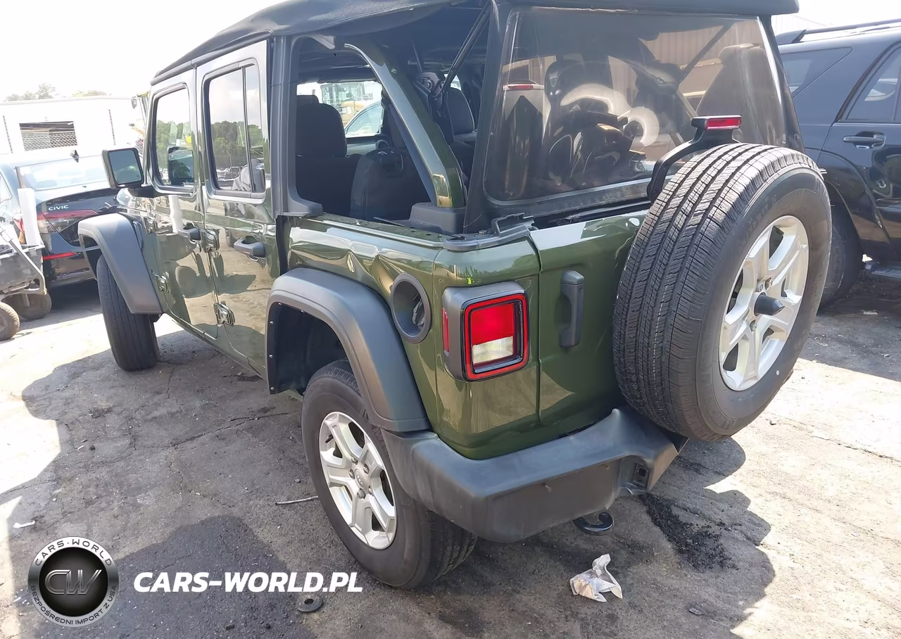 2021 Jeep Wrangler Unlimited Sport S 4X4 VIN:1C4HJXDG4MW754781 - 3