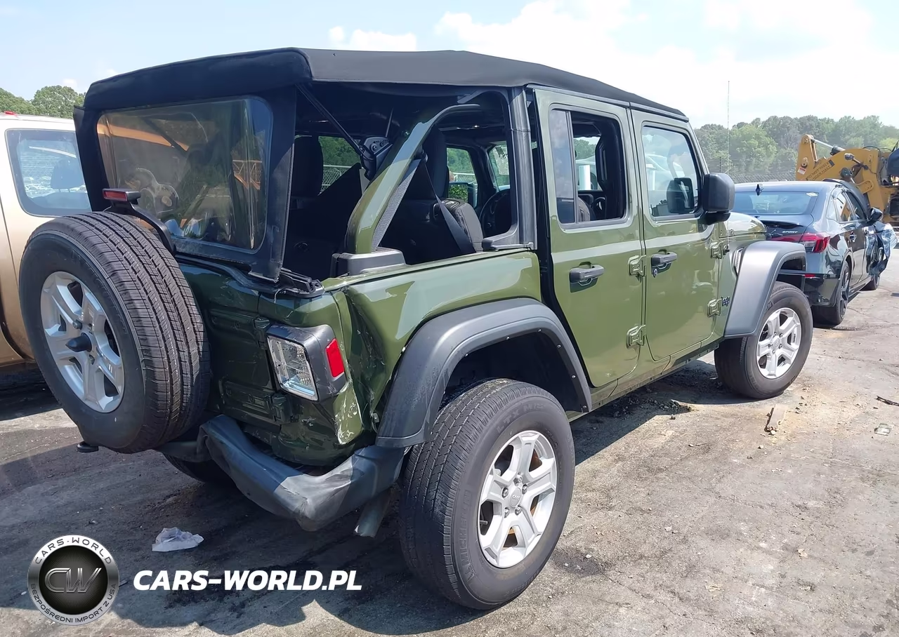 2021 Jeep Wrangler Unlimited Sport S 4X4 VIN:1C4HJXDG4MW754781 - 4
