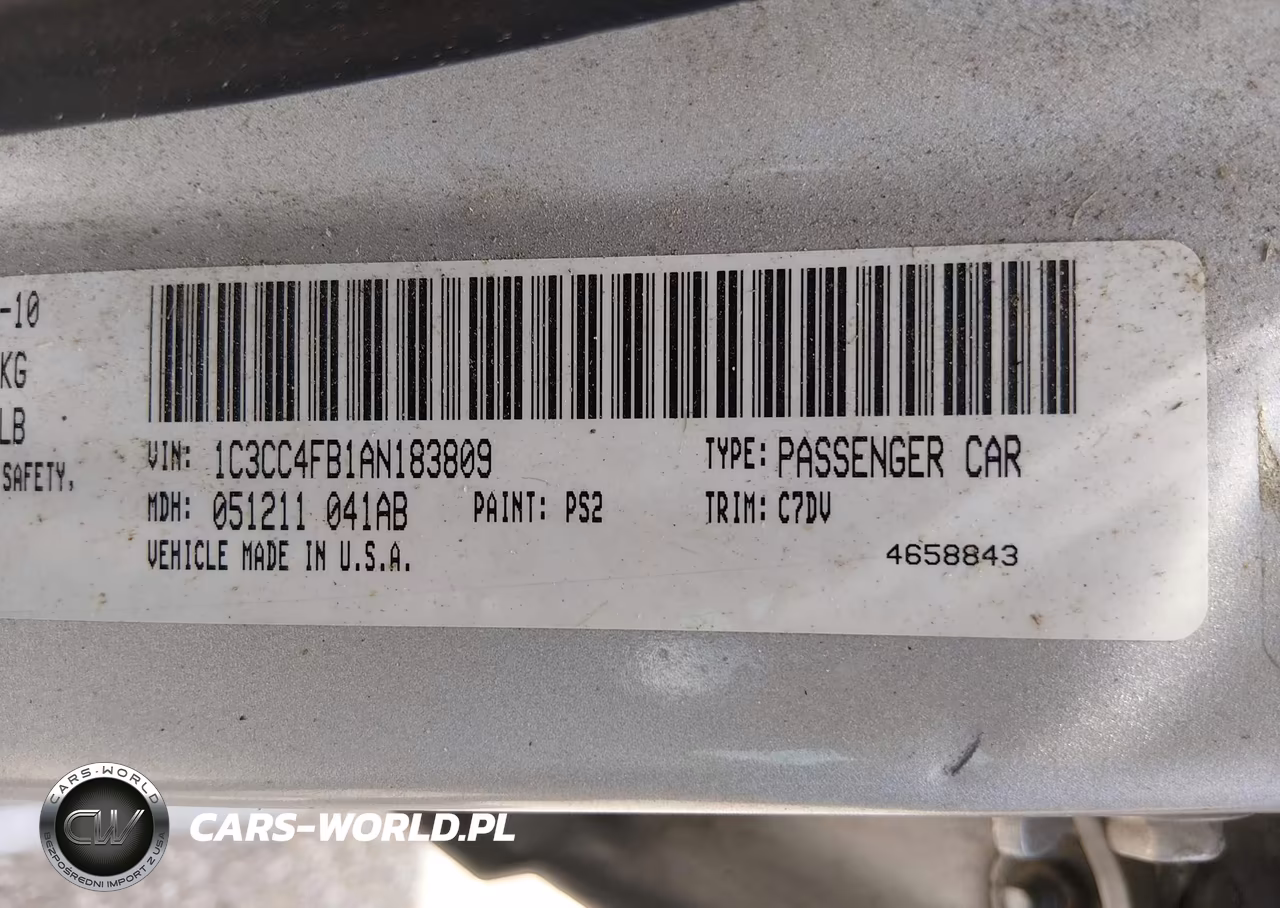 2010 Chrysler Sebring Touring VIN:1C3CC4FB1AN183809 - 9