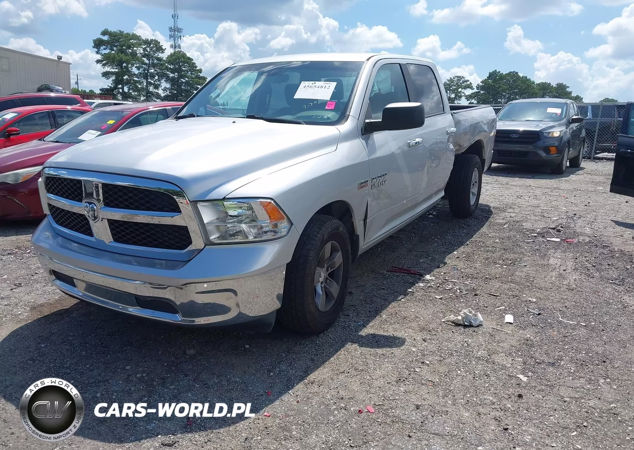 2017 Ram 1500 Slt 4X2 6'4 Box VIN:1C6RR6TT3HS679159 - 2