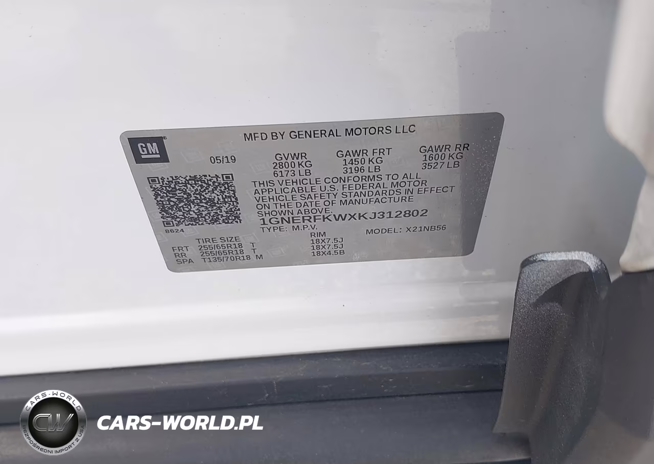 2019 Chevrolet Traverse Ls VIN:1GNERFKWXKJ312802 - 9