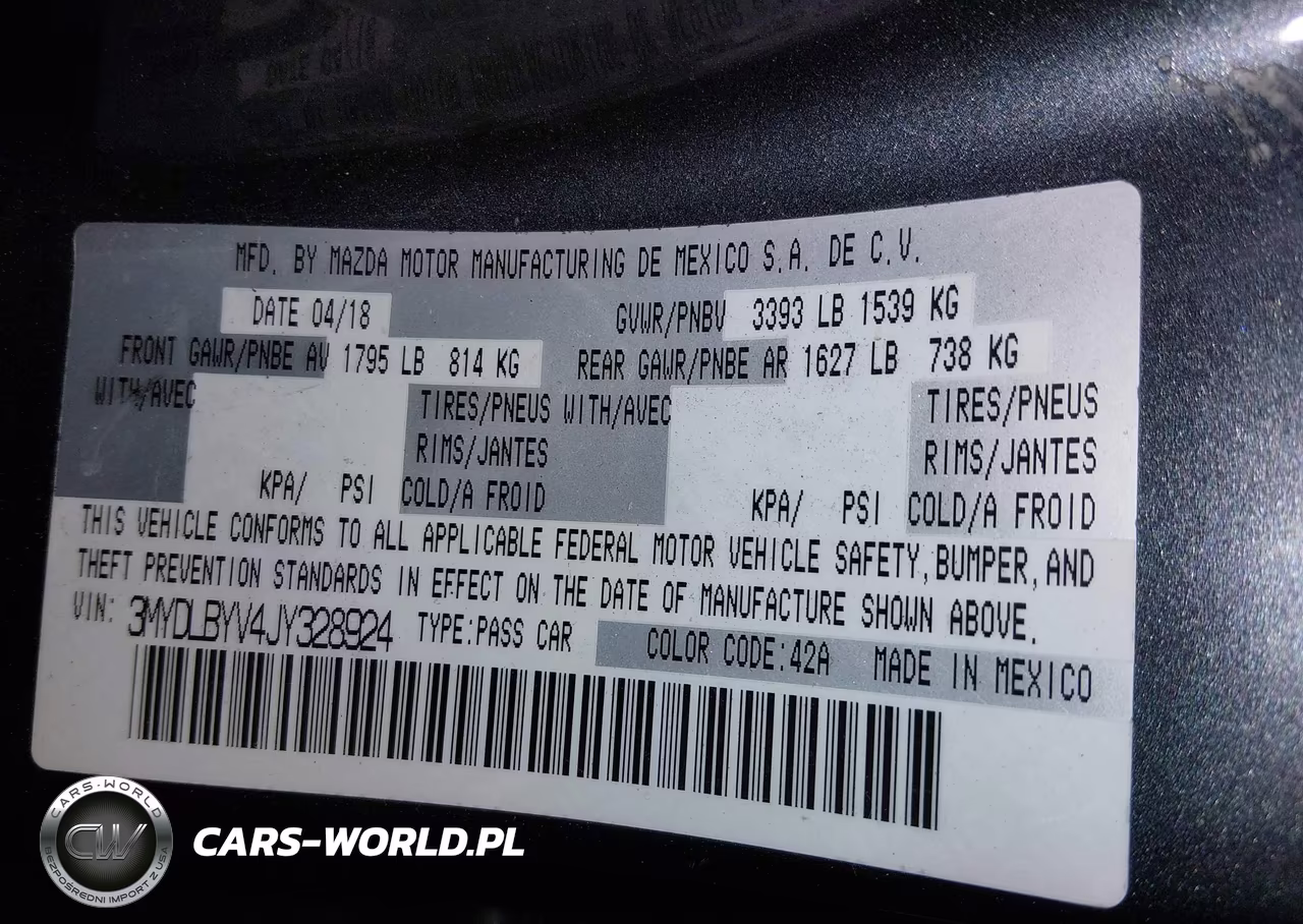 2018 Toyota Yaris Ia VIN:3MYDLBYV4JY328924 - 9