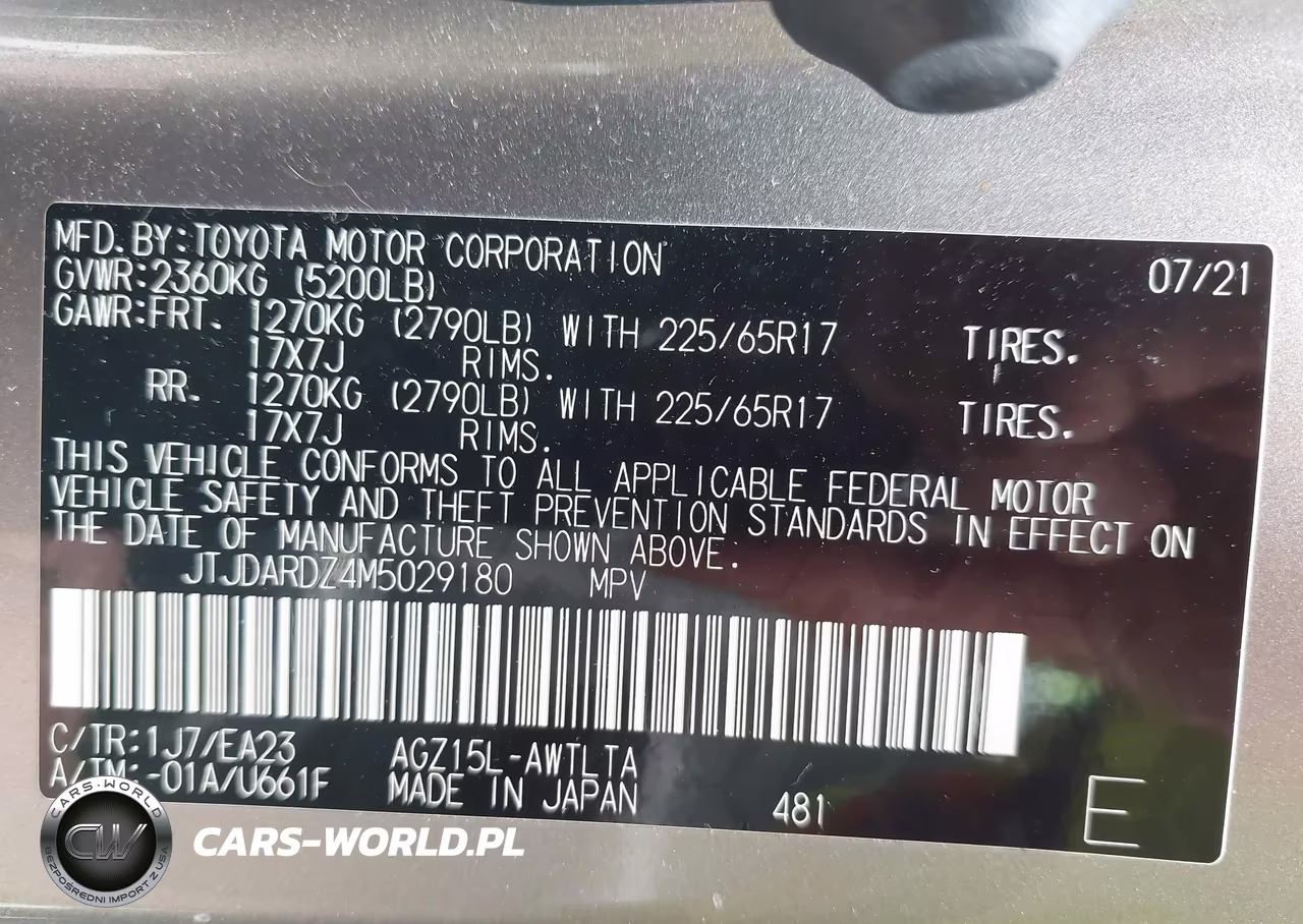 2021 Lexus Nx 300 VIN:JTJDARDZ4M5029180 - 9