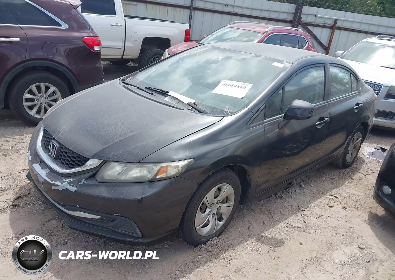 2013 Honda Civic Lx VIN:2HGFB2F56DH597709 - 2