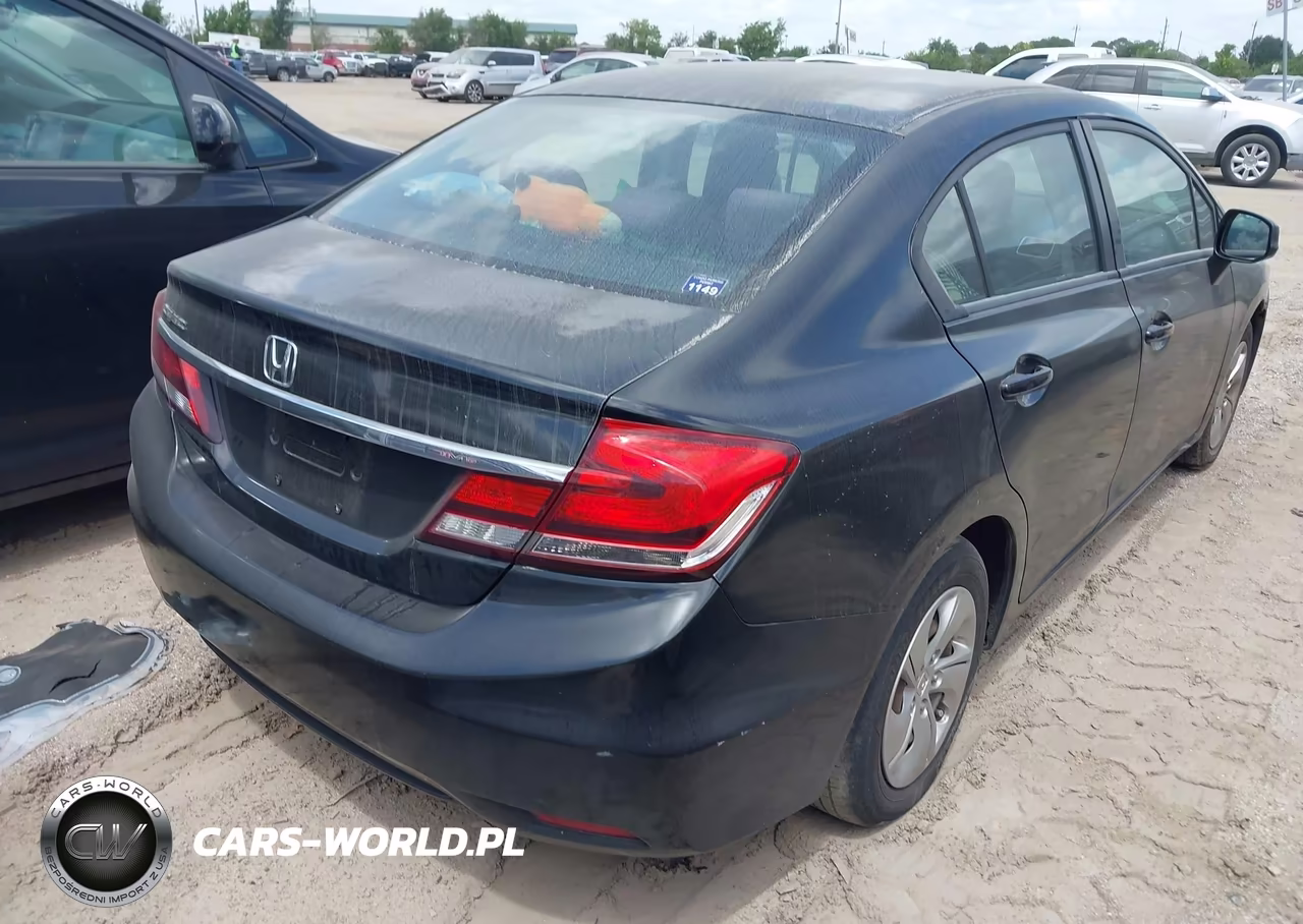 2013 Honda Civic Lx VIN:2HGFB2F56DH597709 - 4