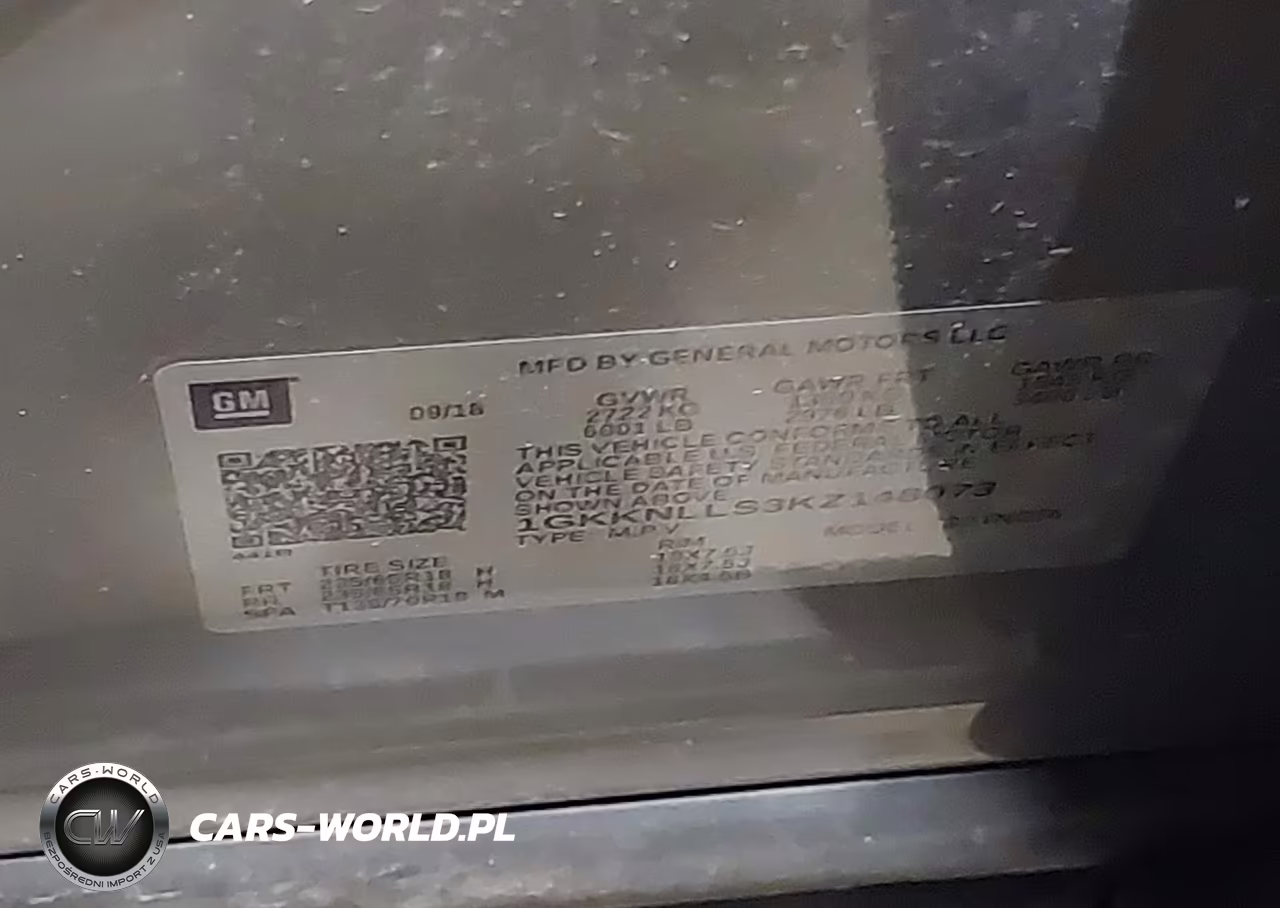 2019 GMC Acadia Sle-2 VIN:1GKKNLLS3KZ148073 - 9