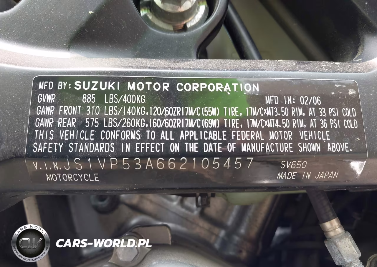 2006 Suzuki Sv650 VIN:JS1VP53A662105457 - 10
