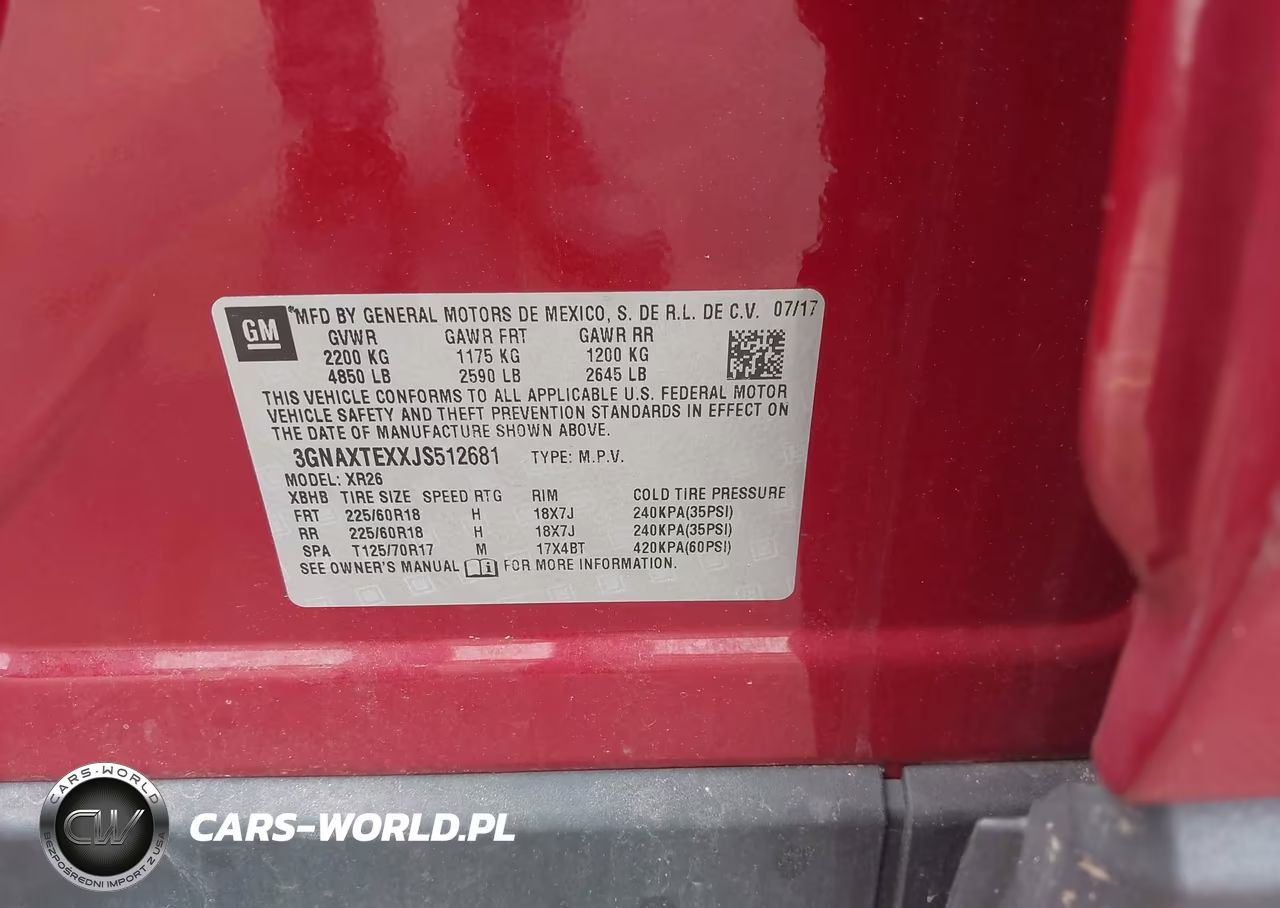 2018 Chevrolet Equinox Lt VIN:3GNAXTEXXJS512681 - 9