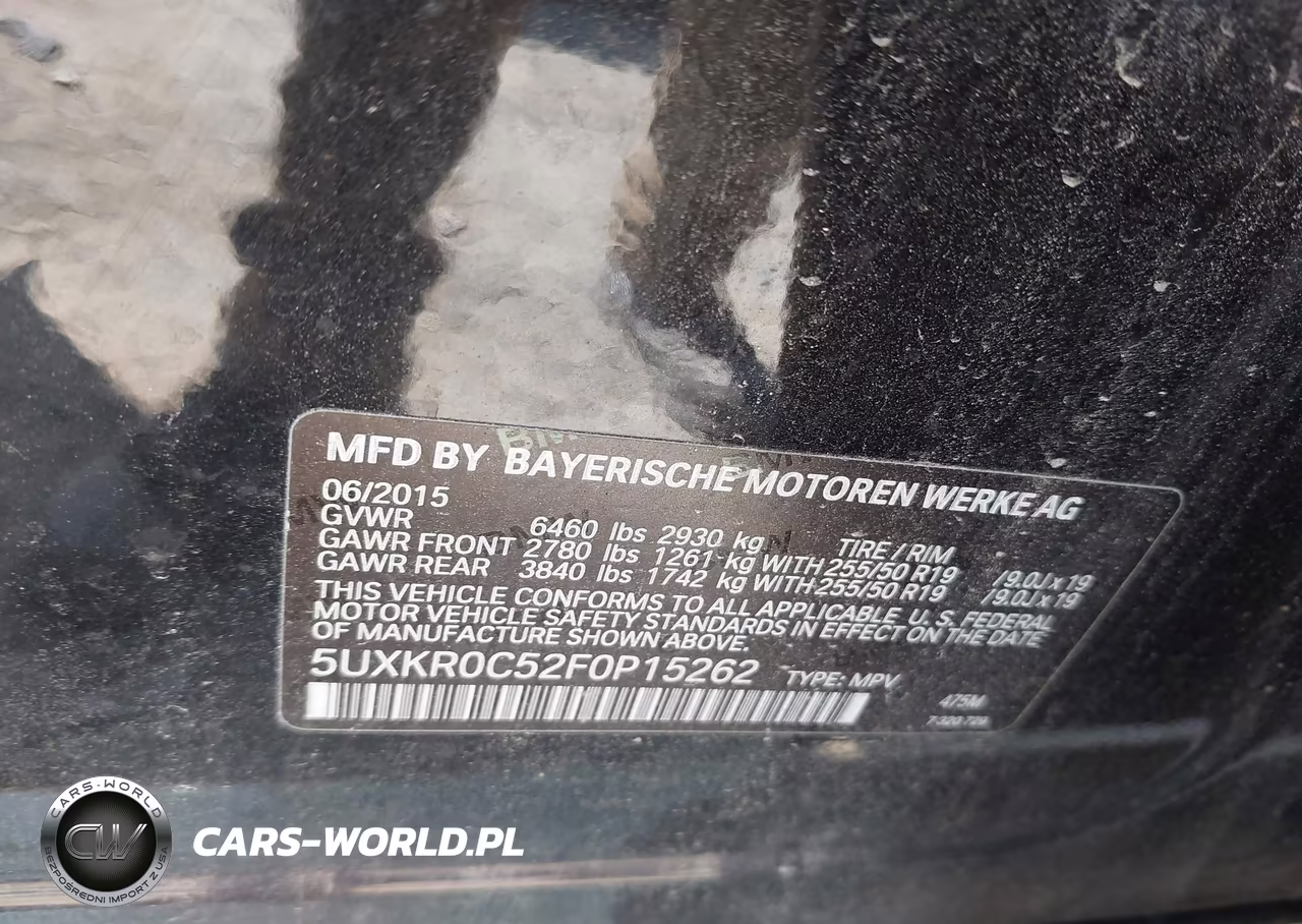 2015 BMW X5 xDrive35I VIN:5UXKR0C52F0P15262 - 11