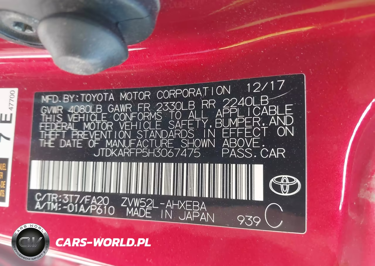2017 Toyota Prius Prime VIN:JTDKARFP5H3067475 - 9