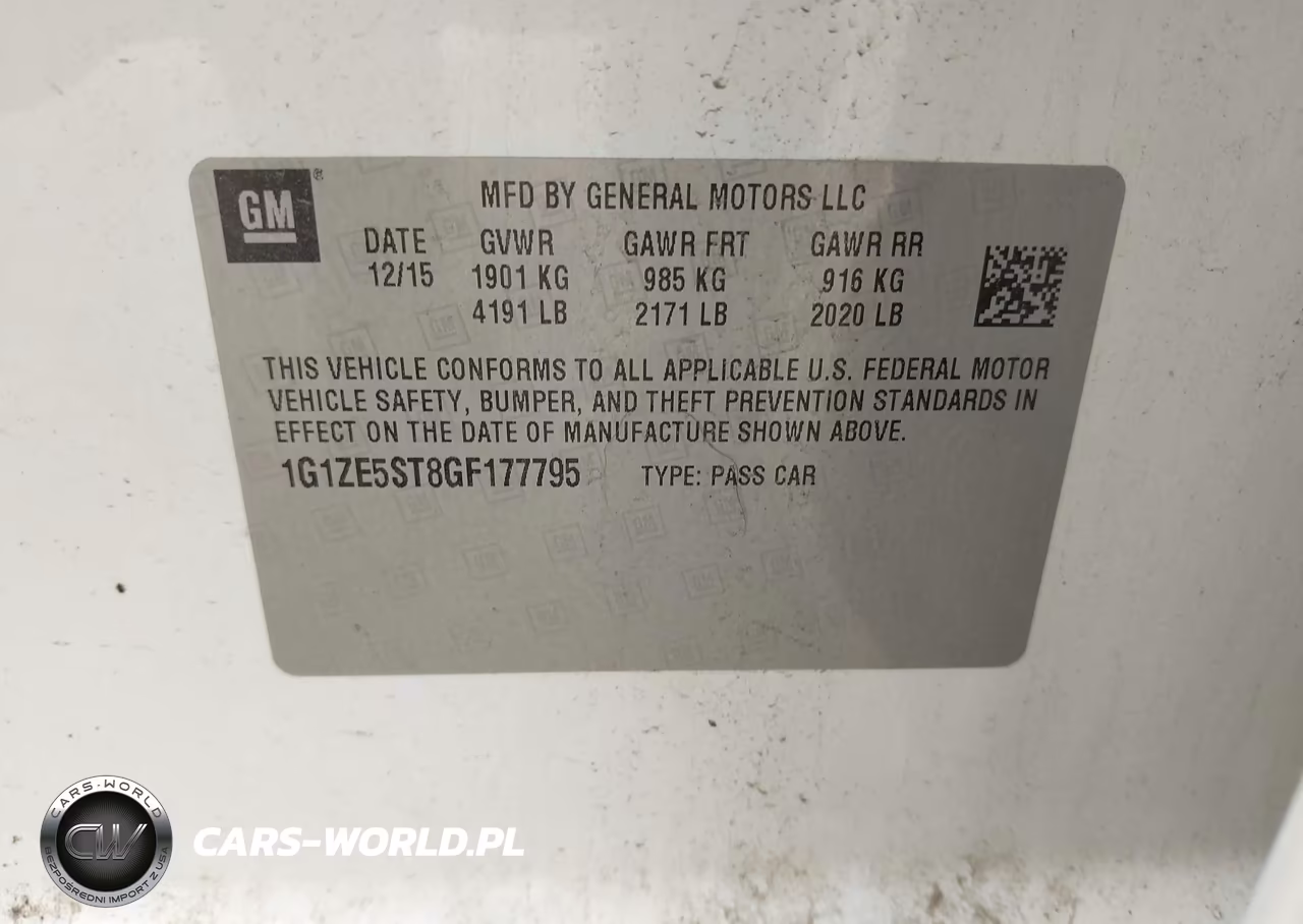 2016 Chevrolet Malibu 1Lt VIN:1G1ZE5ST8GF177795 - 9