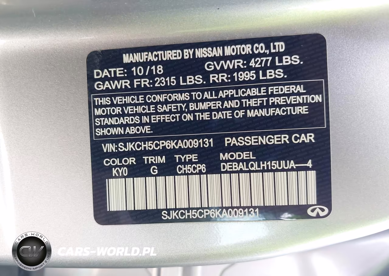2019 Infiniti Qx30 Luxe VIN:SJKCH5CP6KA009131 - 9