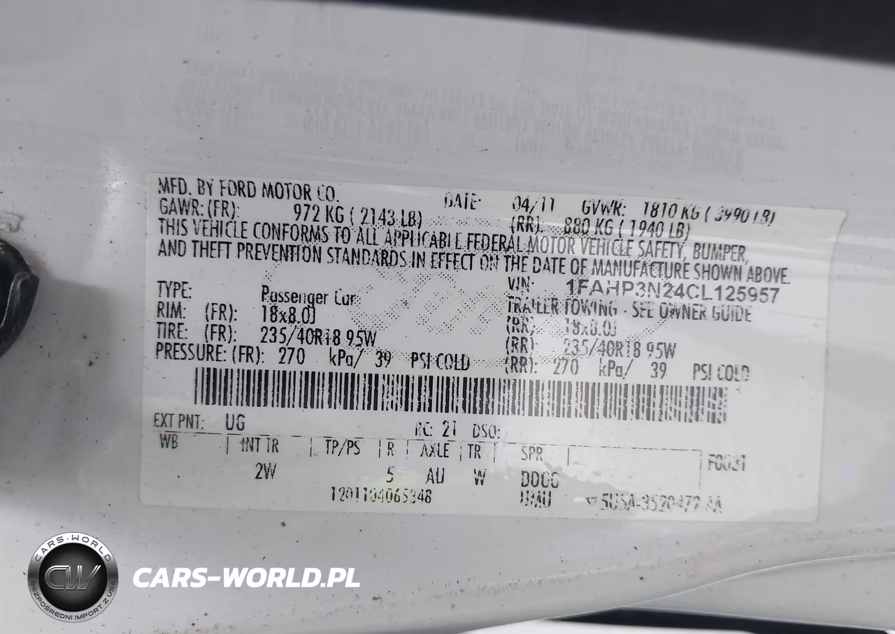 2012 Ford Focus Titanium VIN:1FAHP3N24CL125957 - 9