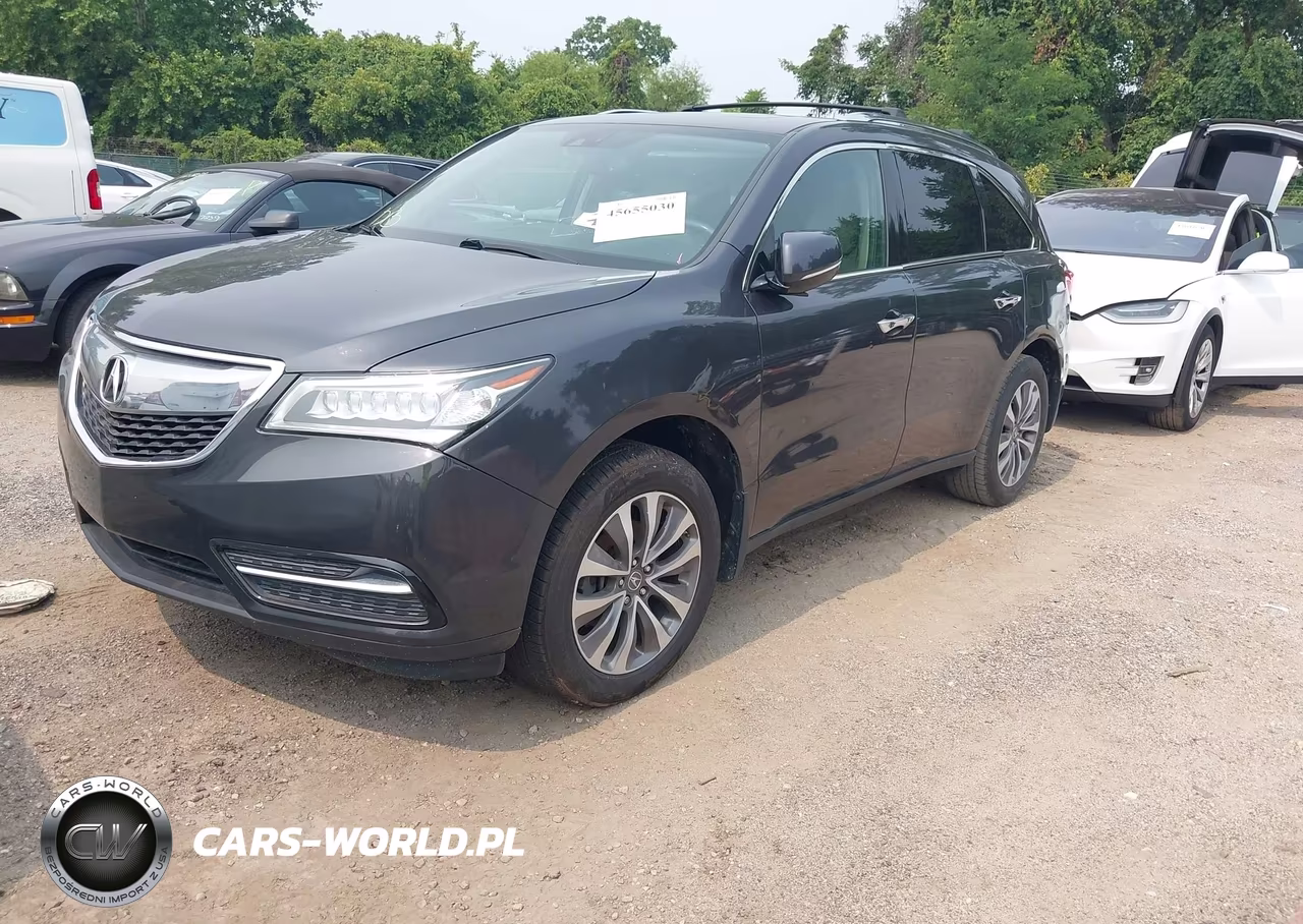 2014 Acura Mdx Technology Package VIN:5FRYD3H40EB016352 - 2