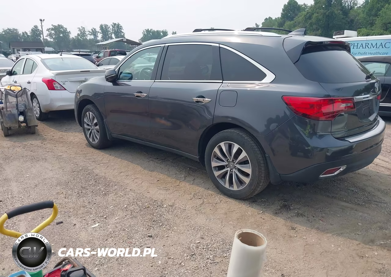 2014 Acura Mdx Technology Package VIN:5FRYD3H40EB016352 - 3