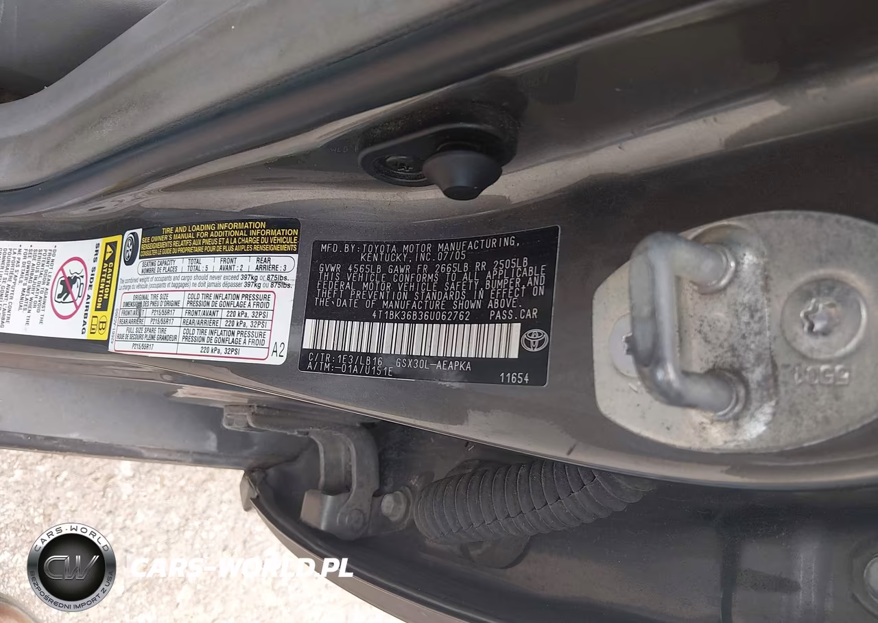 2006 Toyota Avalon Limited VIN:4T1BK36B36U062762 - 9