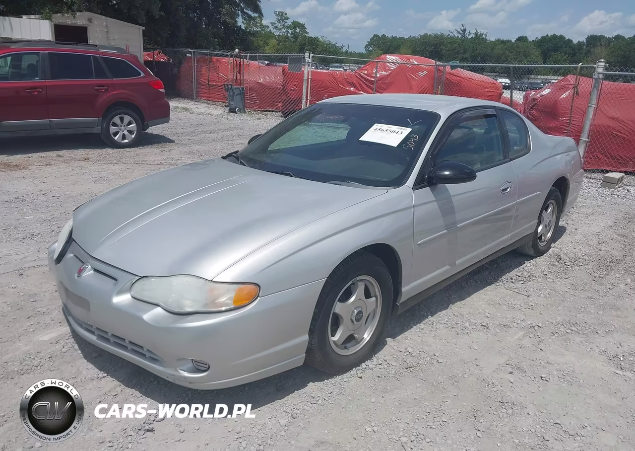 2003 Chevrolet Monte Carlo Ls VIN:2G1WW12E339436853 - 2