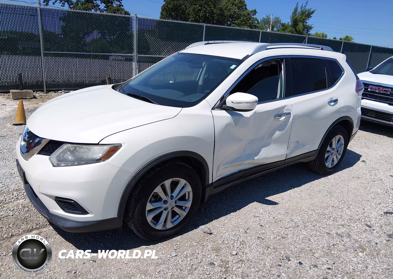2015 Nissan Rogue Sv VIN:KNMAT2MV5FP533331 - 2