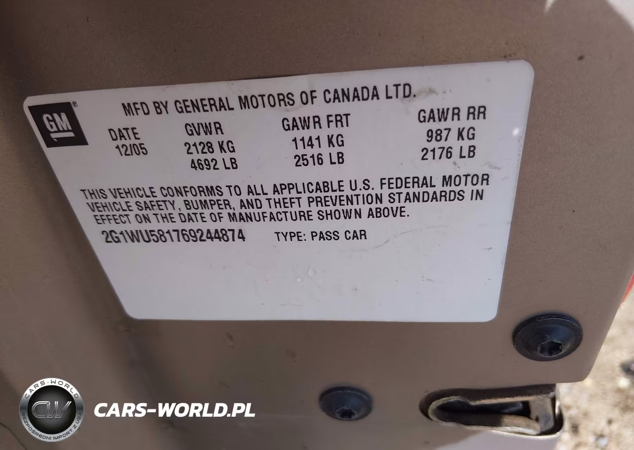 2006 Chevrolet Impala Ltz VIN:2G1WU581769244874 - 9