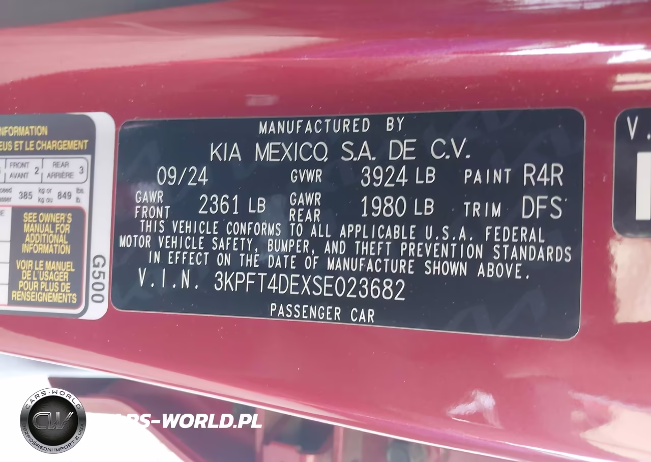 2025 Kia K4 Lxs VIN:3KPFT4DEXSE023682 - 9