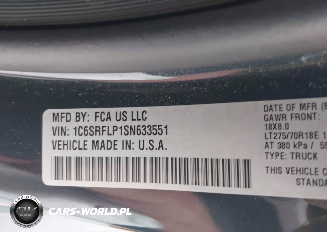 2025 Ram 1500 Rebel 4X4 5'7 Box VIN:1C6SRFLP1SN633551 - 9