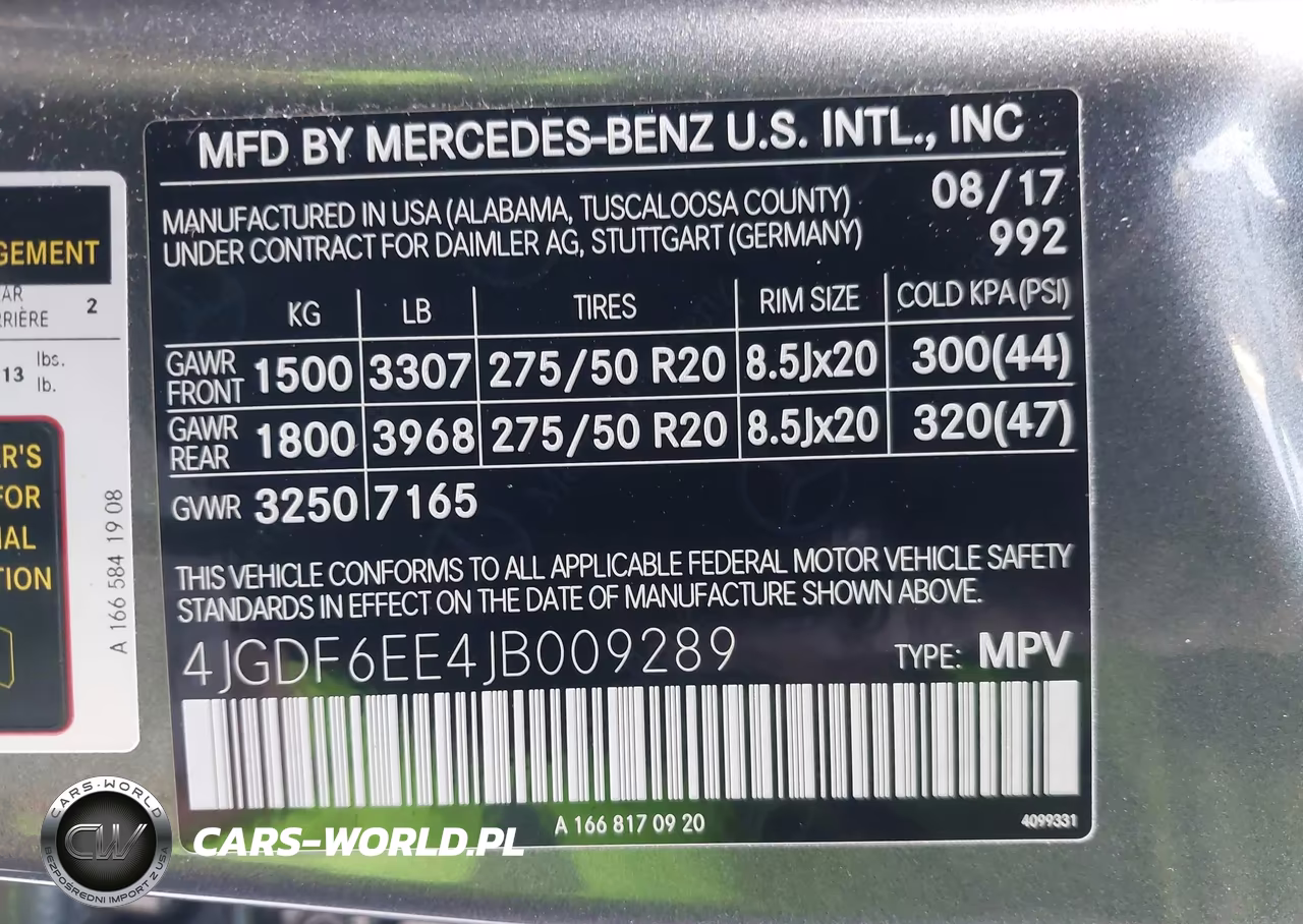 2018 Mercedes-Benz Gls 450 4Matic VIN:4JGDF6EE4JB009289 - 9