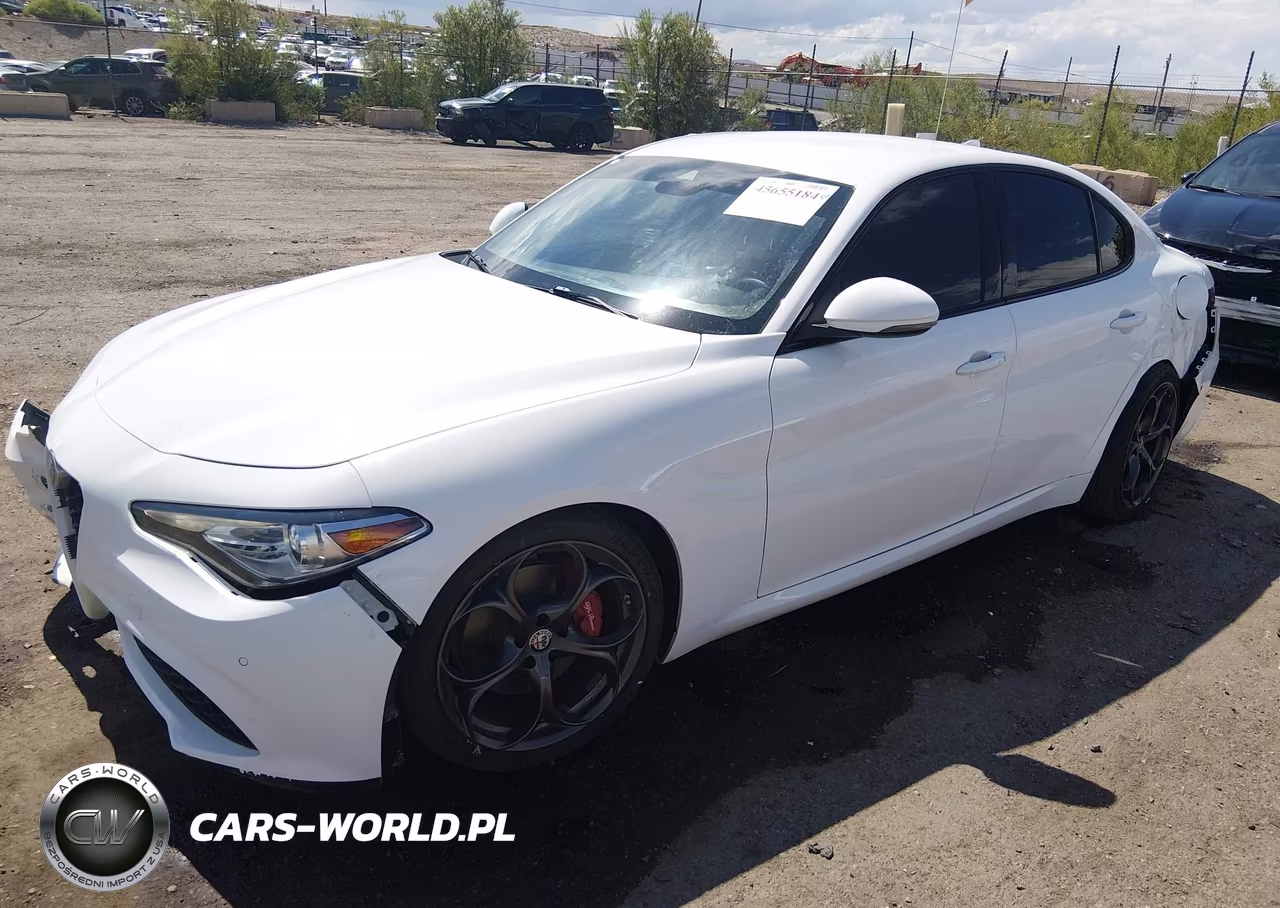 2018 Alfa Romeo Giulia Ti Sport Rwd VIN:ZARFAECN4J7576197 - 2