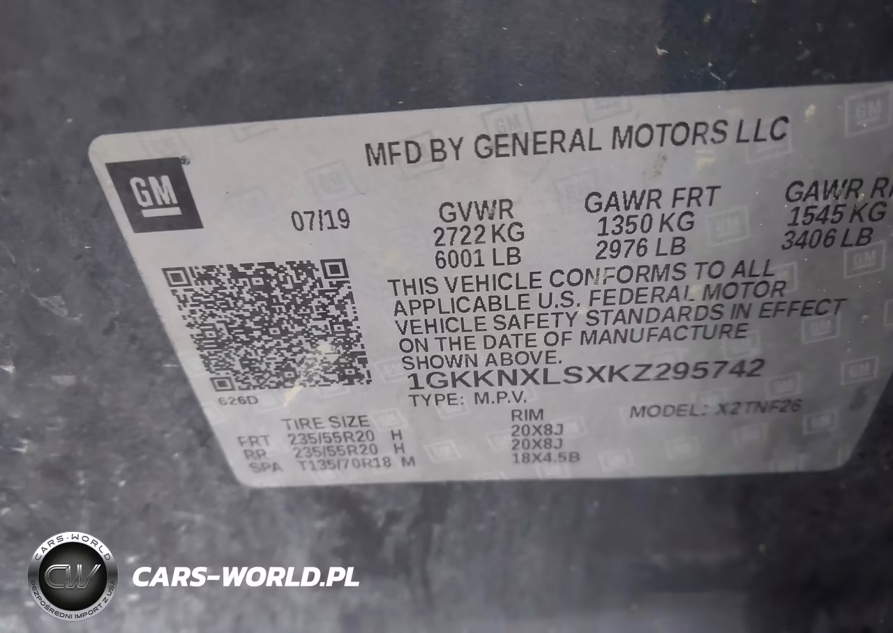 2019 GMC Acadia Denali VIN:1GKKNXLSXKZ295742 - 9
