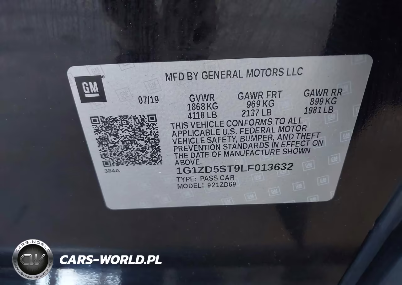 2020 Chevrolet Malibu Lt VIN:1G1ZD5ST9LF013632 - 9