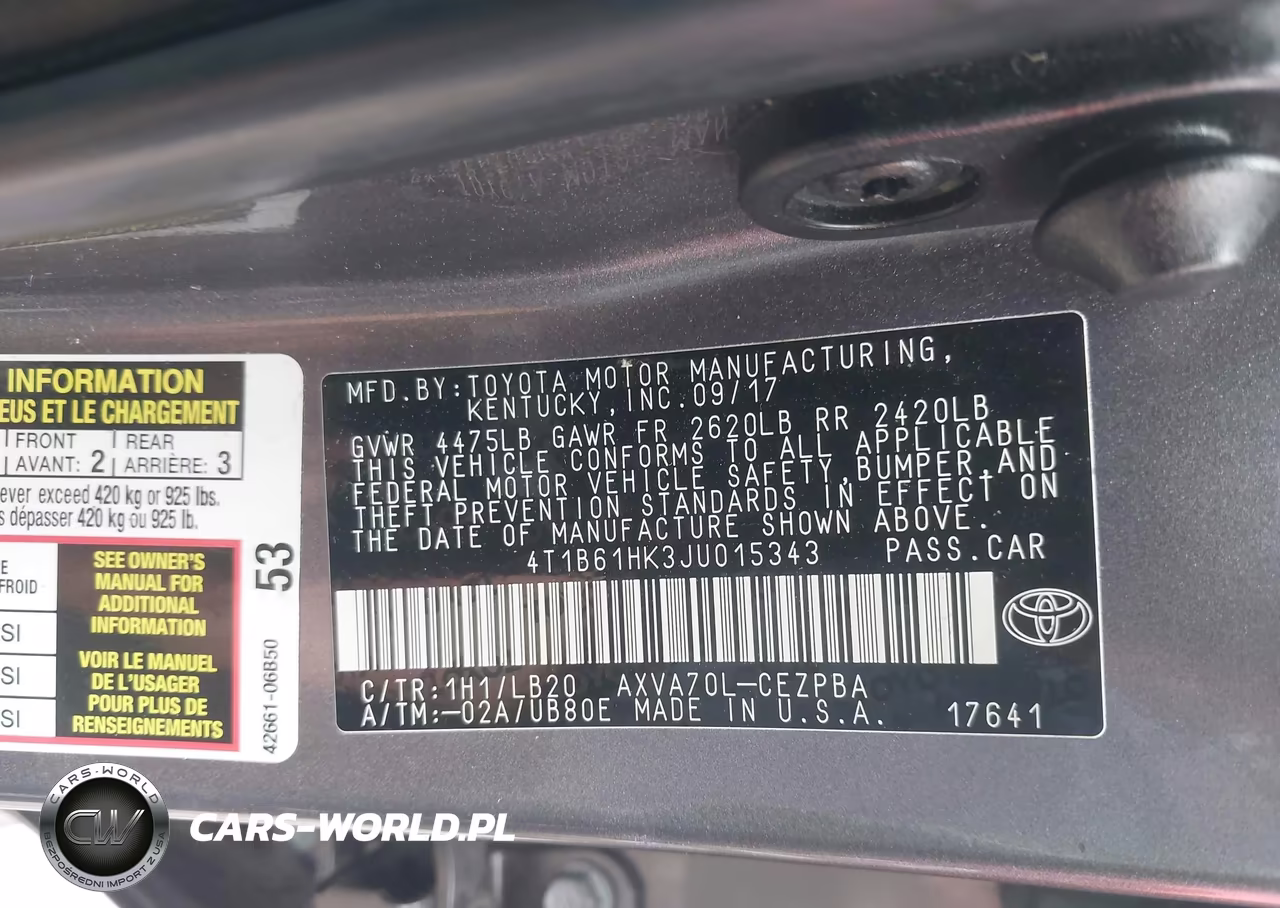 2018 Toyota Camry Xse VIN:4T1B61HK3JU015343 - 9