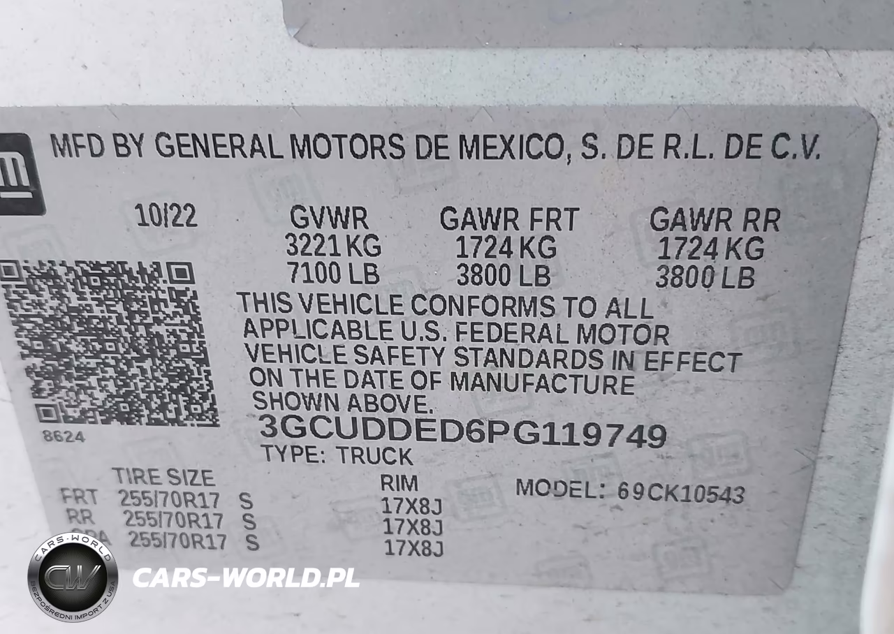 2023 Chevrolet Silverado 1500 4Wd Standard Bed Lt VIN:3GCUDDED6PG119749 - 9