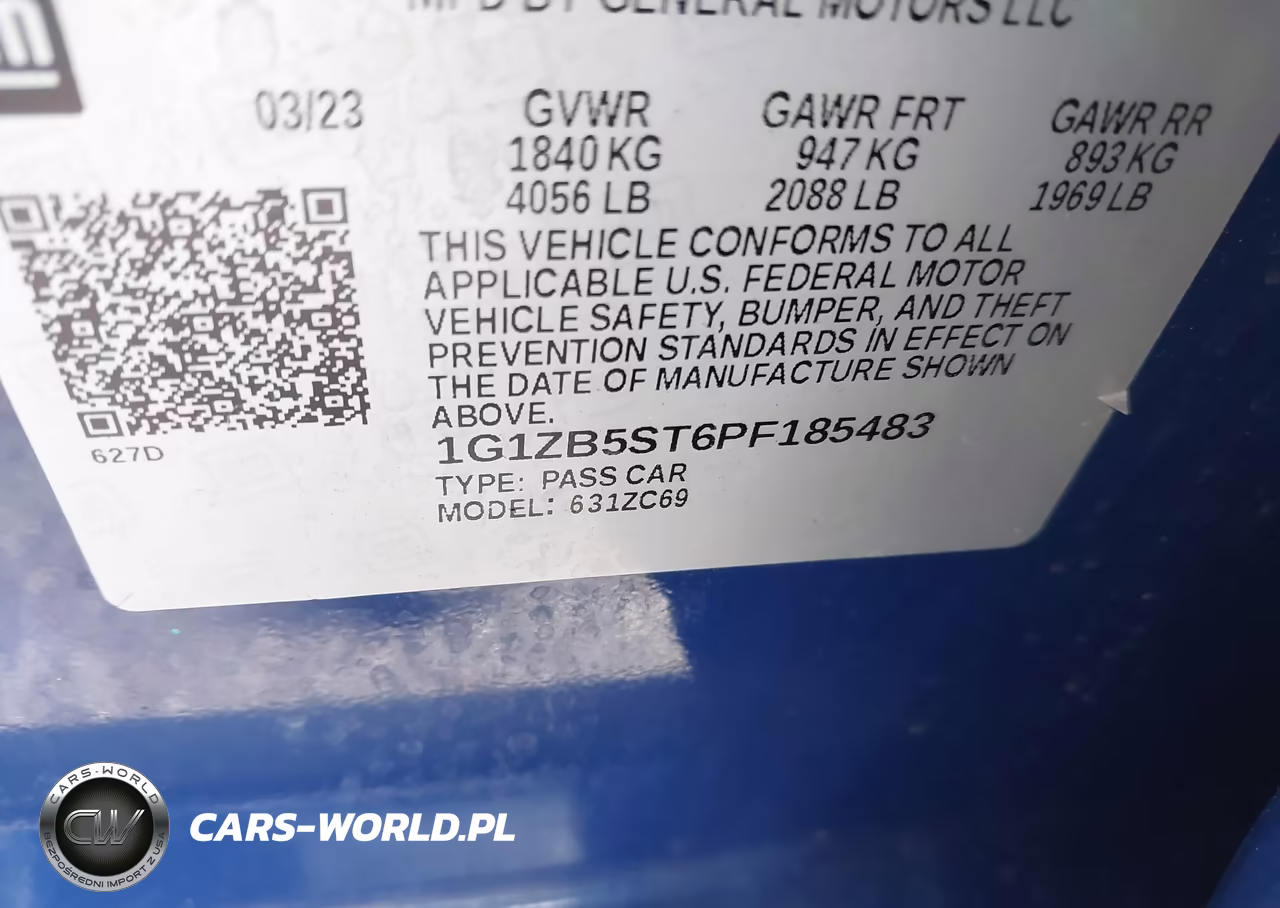 2023 Chevrolet Malibu Fwd Ls VIN:1G1ZB5ST6PF185483 - 9
