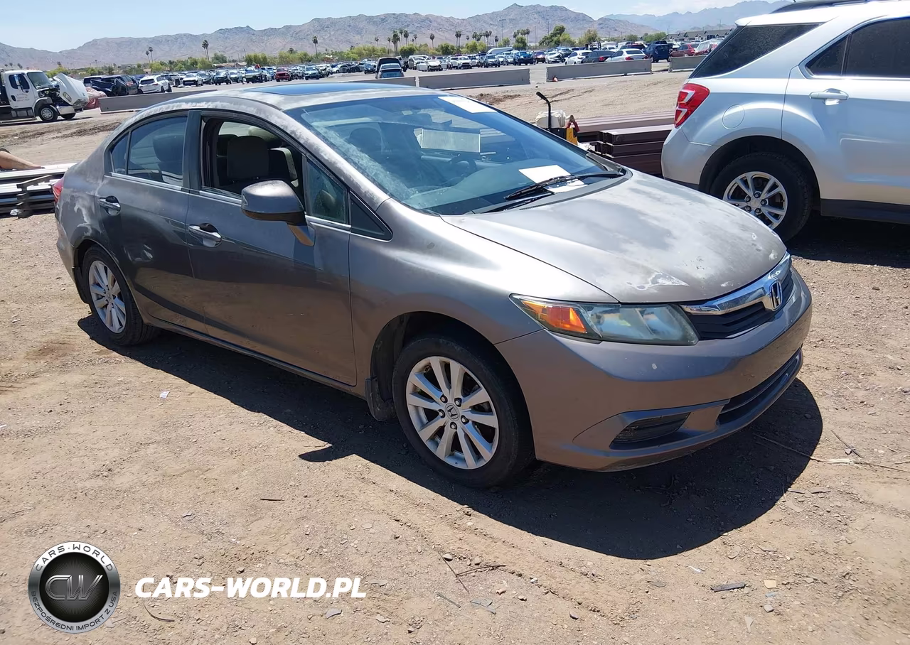 2012 Honda Civic Ex VIN:19XFB2F83CE063019 - 1