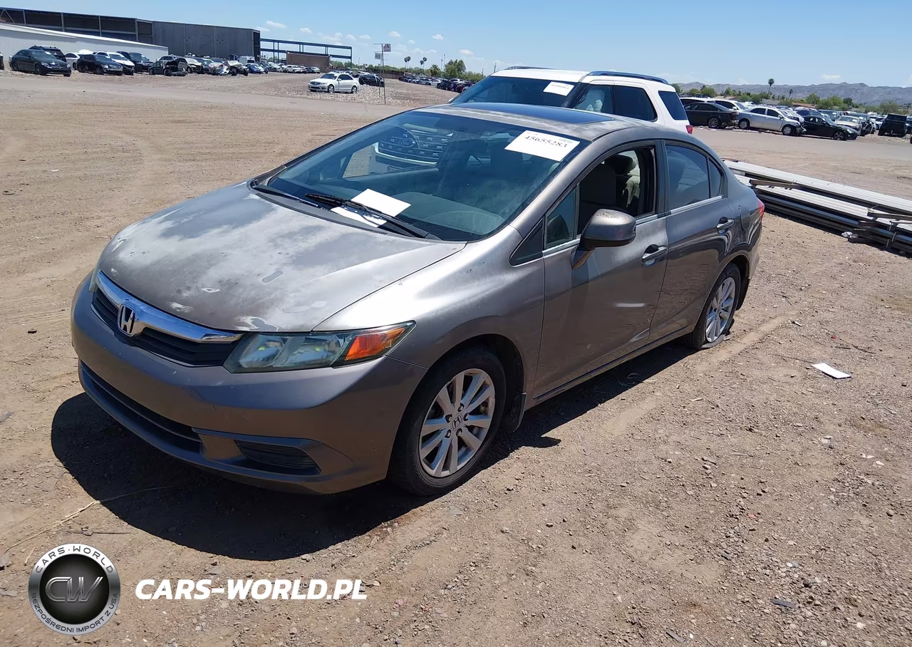 2012 Honda Civic Ex VIN:19XFB2F83CE063019 - 2