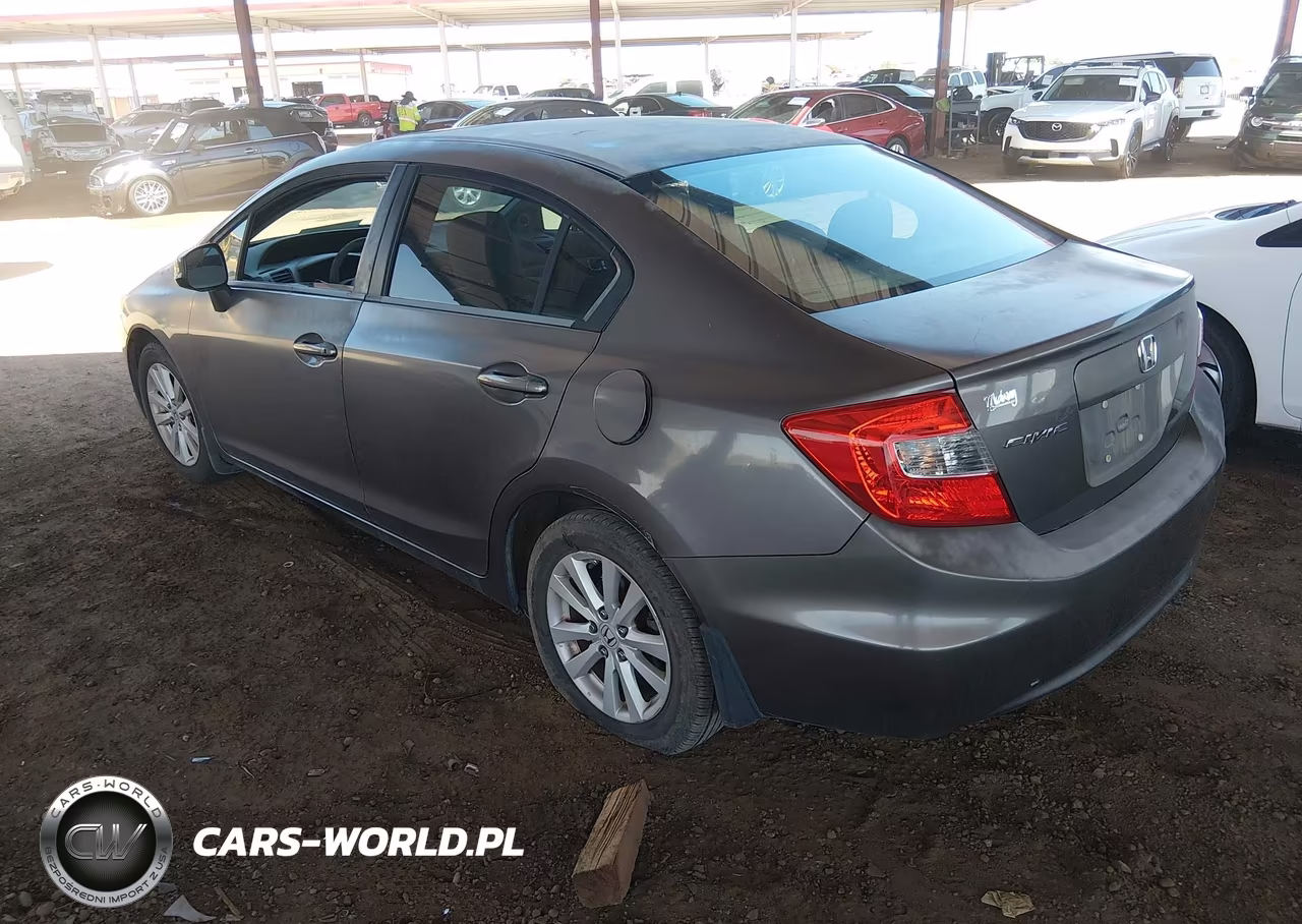 2012 Honda Civic Ex VIN:19XFB2F83CE063019 - 3