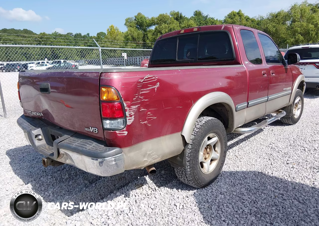 2001 Toyota Tundra Sr5 V8 VIN:5TBRT34111S166067 - 4