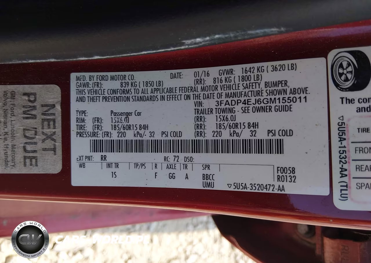 2016 Ford Fiesta Se VIN:3FADP4EJ6GM155011 - 9