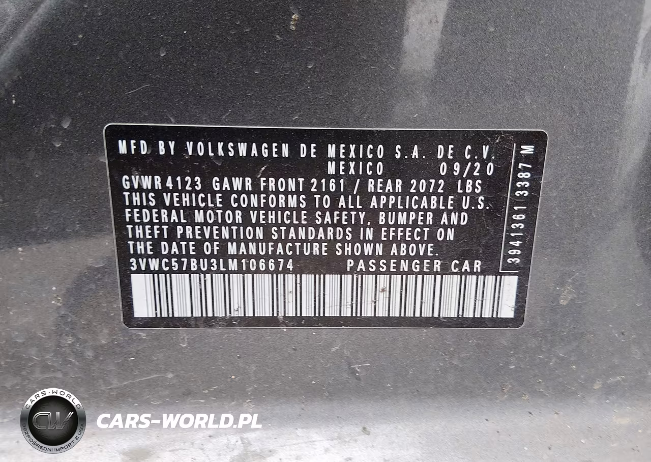 2020 Volkswagen Jetta 1.4T R-Line-1.4T S-1.4T Se VIN:3VWC57BU3LM106674 - 9