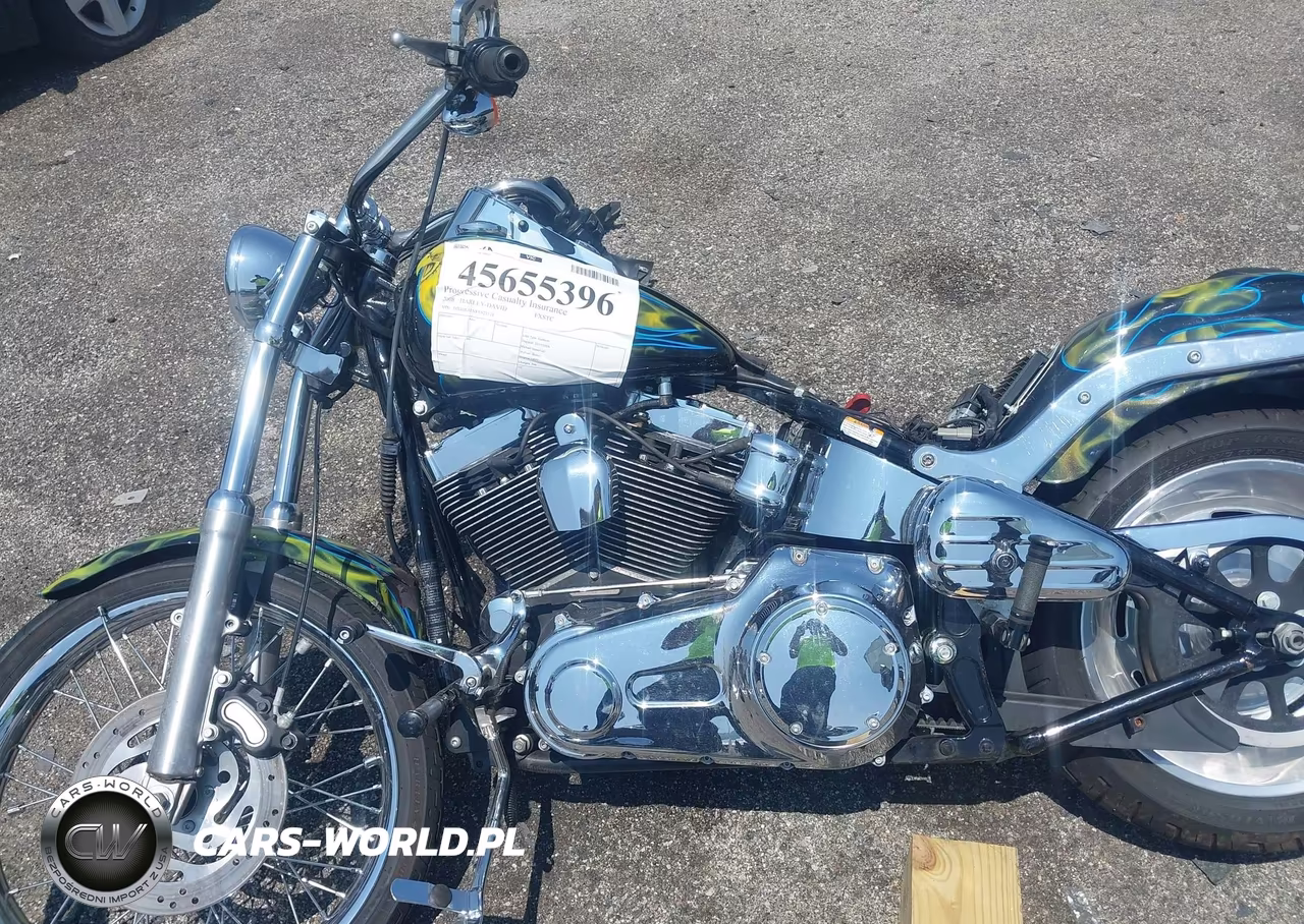 2008 Harley-Davidson Fxstc VIN:1HD1JL51X8Y021521 - 9