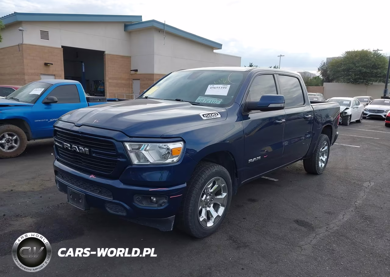 2019 Ram 1500 Big Horn-Lone Star 4X4 5'7 Box VIN:1C6SRFFT7KN882865 - 2