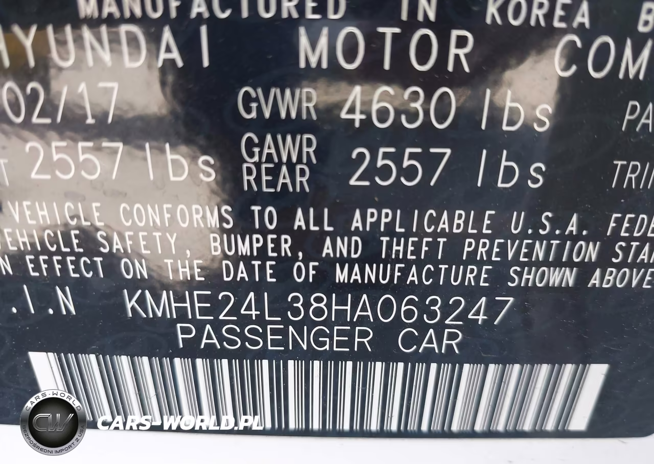2017 Hyundai Sonata Hybrid Se VIN:KMHE24L38HA063247 - 9