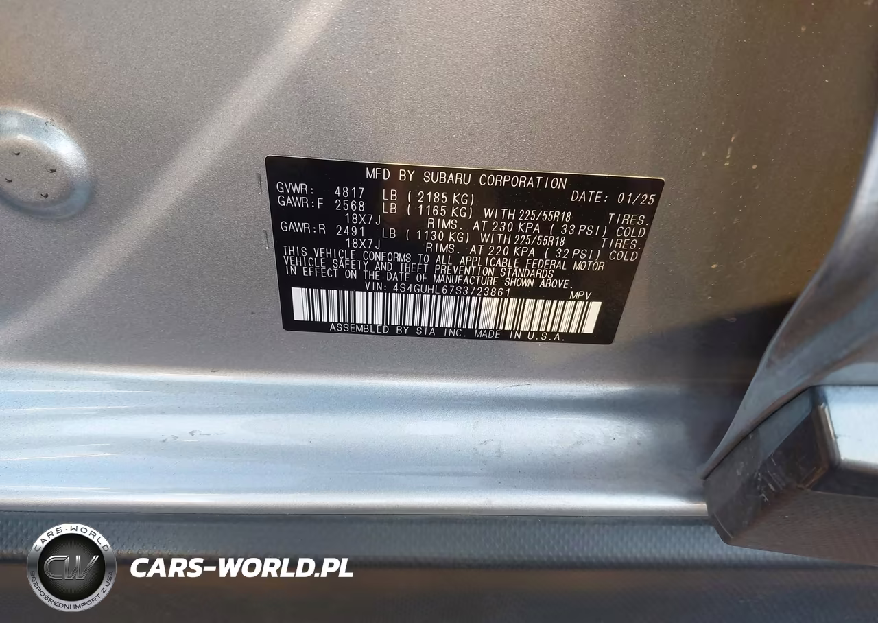 2025 Subaru Crosstrek Limited VIN:4S4GUHL67S3723861 - 9