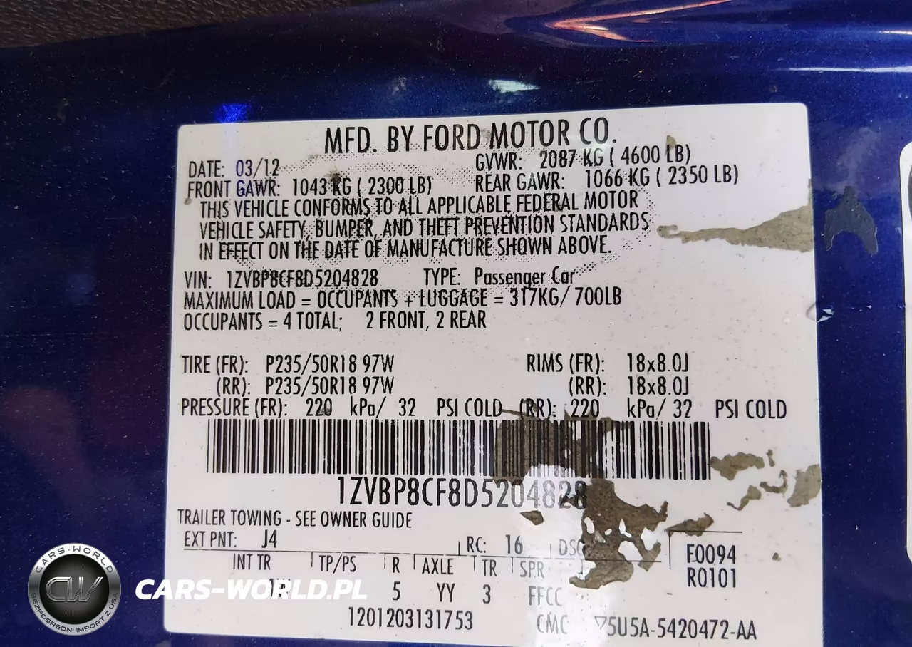 2013 Ford Mustang Gt VIN:1ZVBP8CF8D5204828 - 9