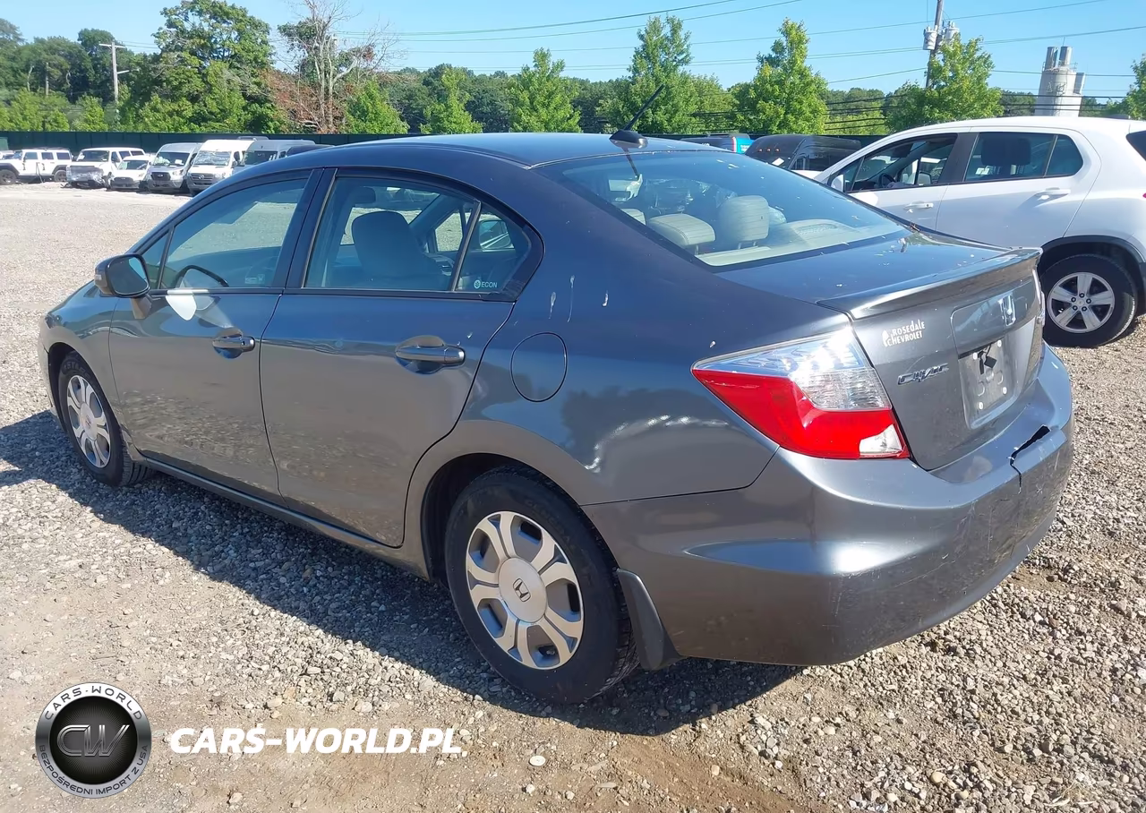 2012 Honda Civic Hybrid L VIN:JHMFB4F32CS003020 - 3