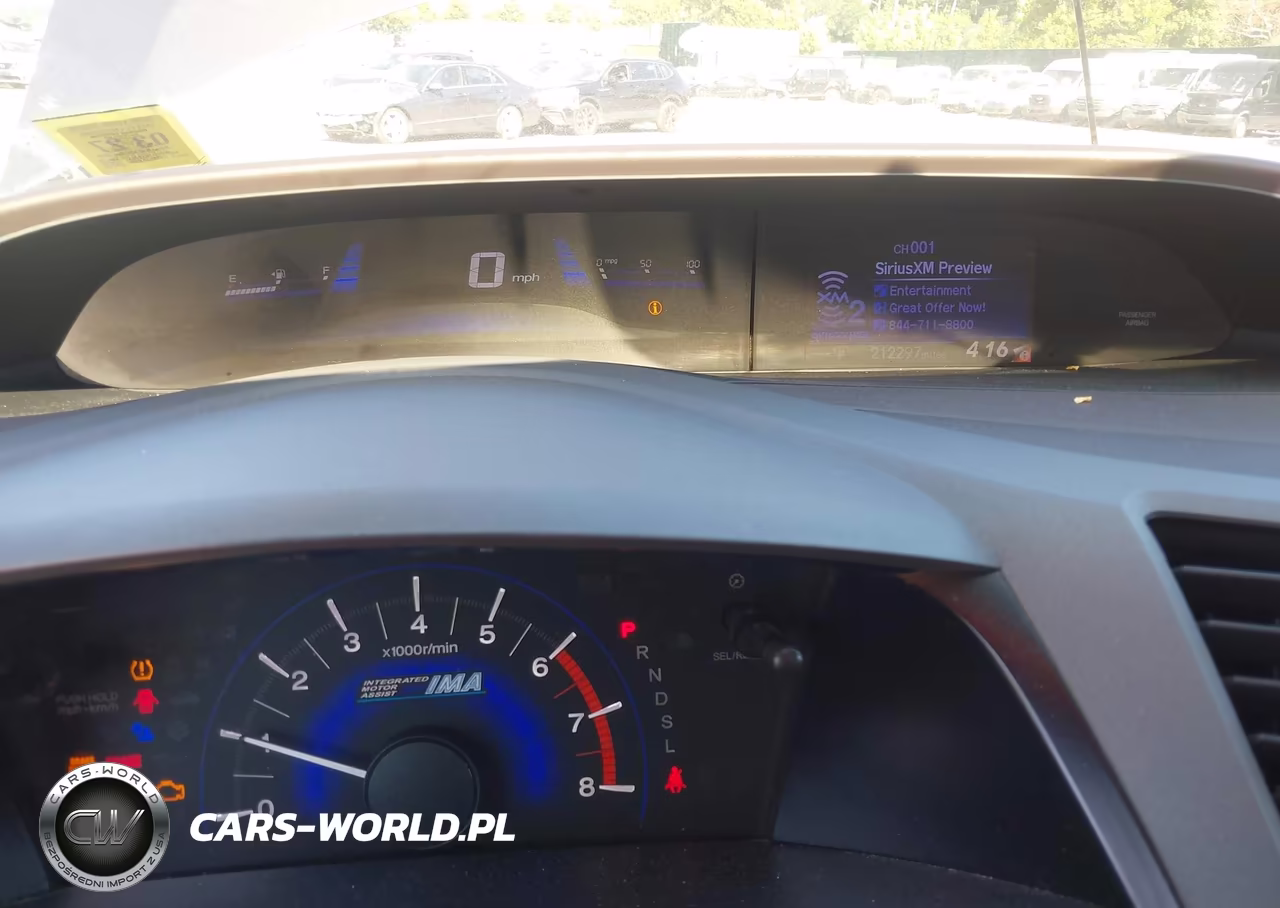 2012 Honda Civic Hybrid L VIN:JHMFB4F32CS003020 - 7