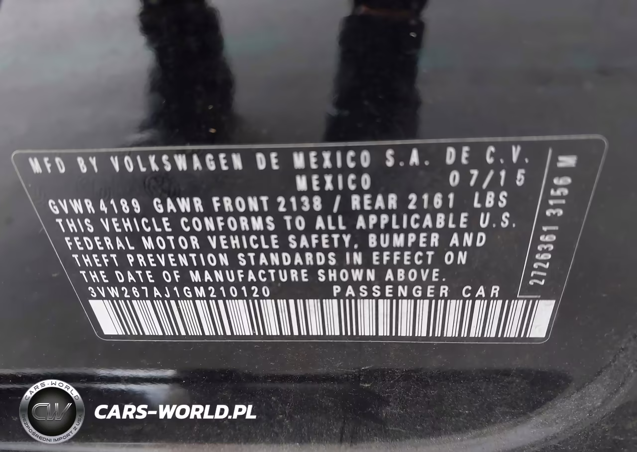 2016 Volkswagen Jetta 1.4T S VIN:3VW267AJ1GM210120 - 9